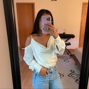 Milly Robin cowl neck silky top